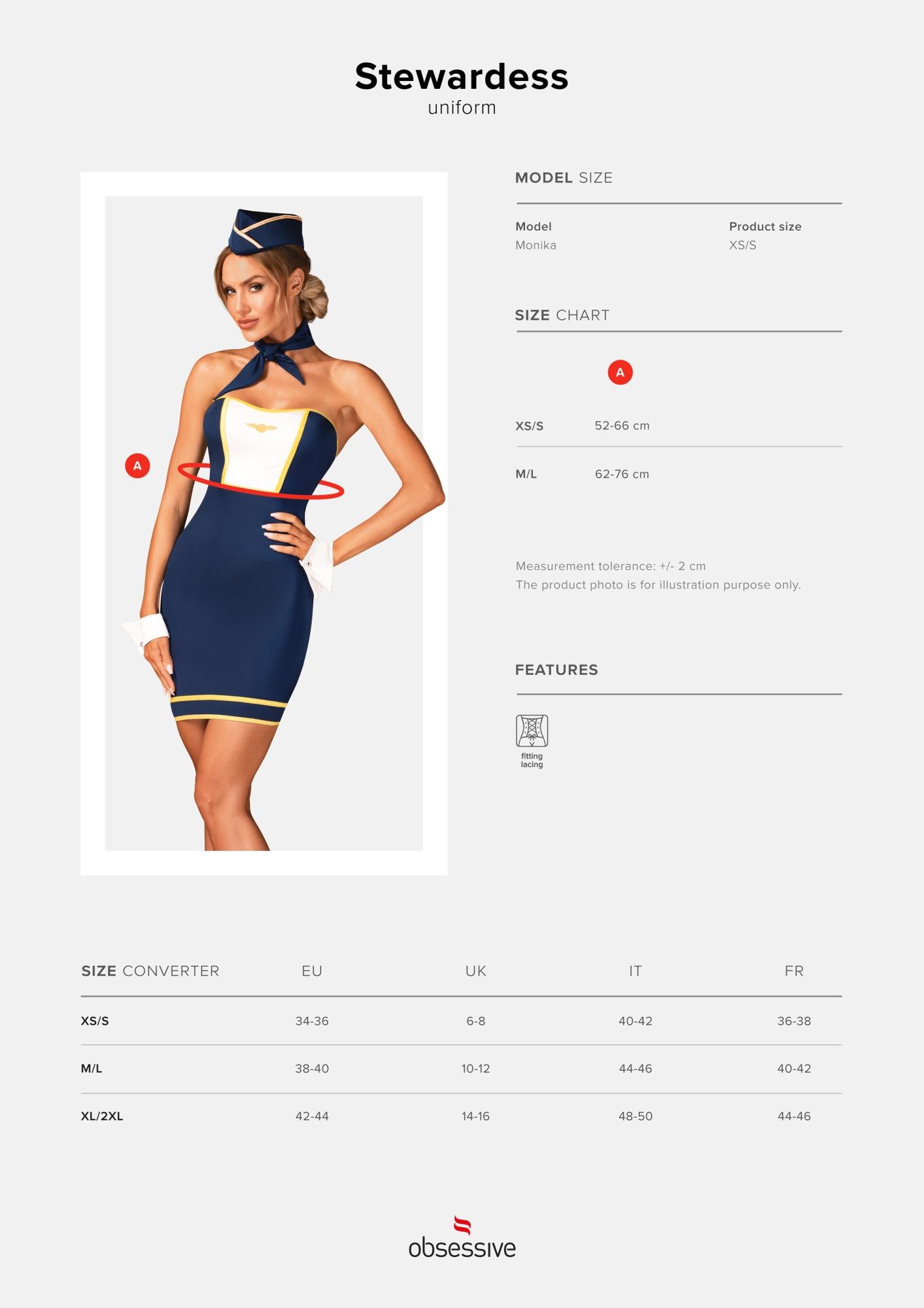 Bielizna-Stewardess uniform   XS/S