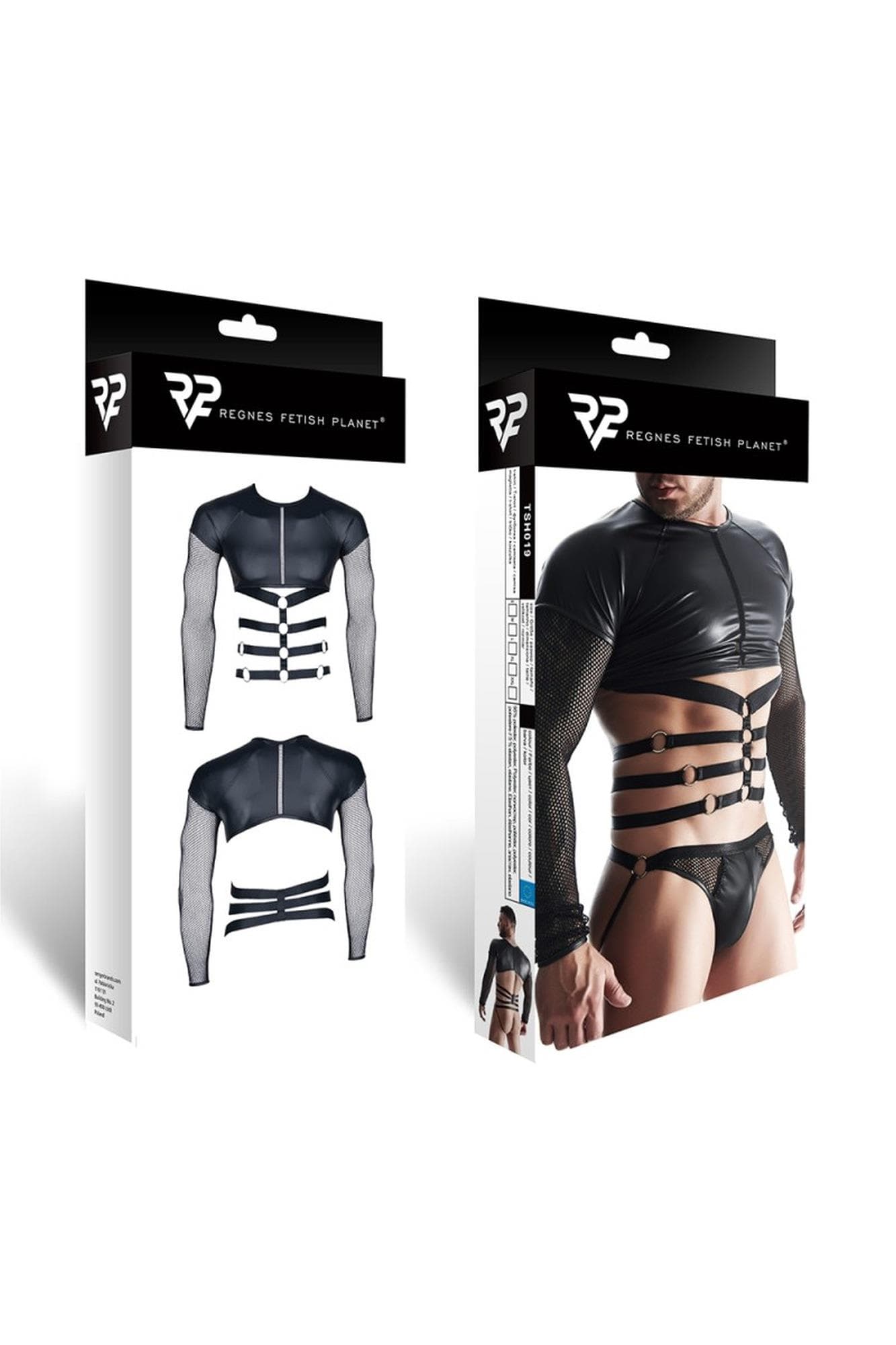 męski t-shirt black XXL