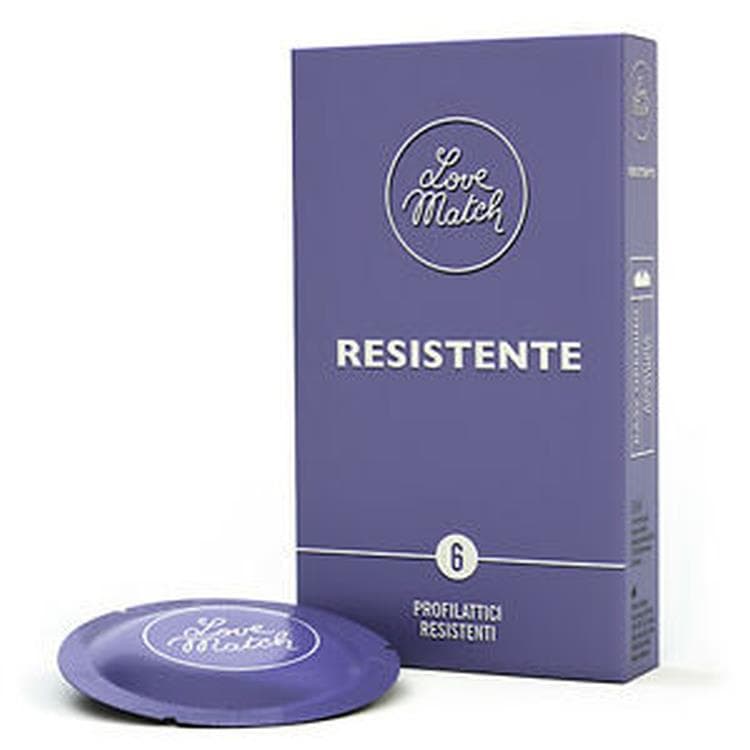 Prezerwatywy-Love Match Resistante  - 6 pcs pack