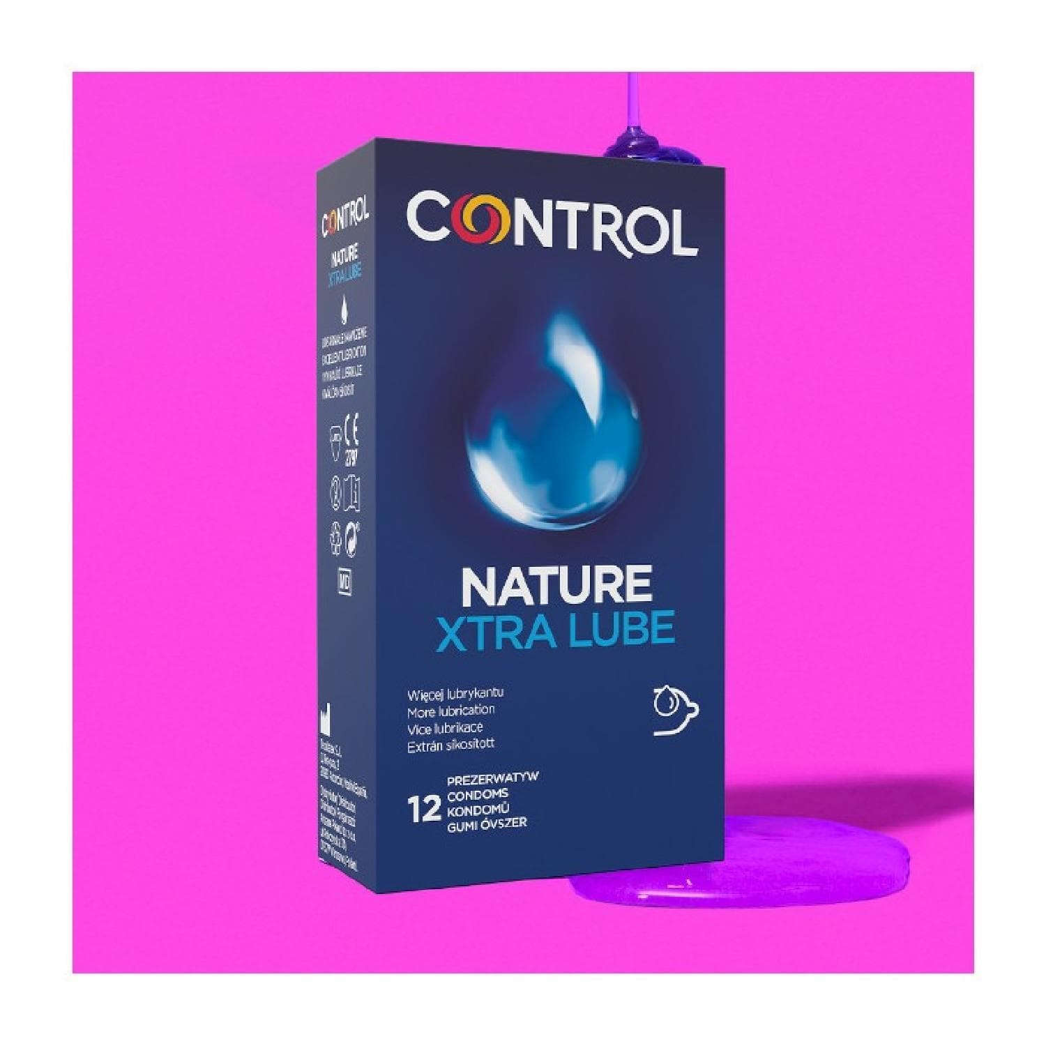 Prezerwatywy-Control Nature Xtra Lube 12""s