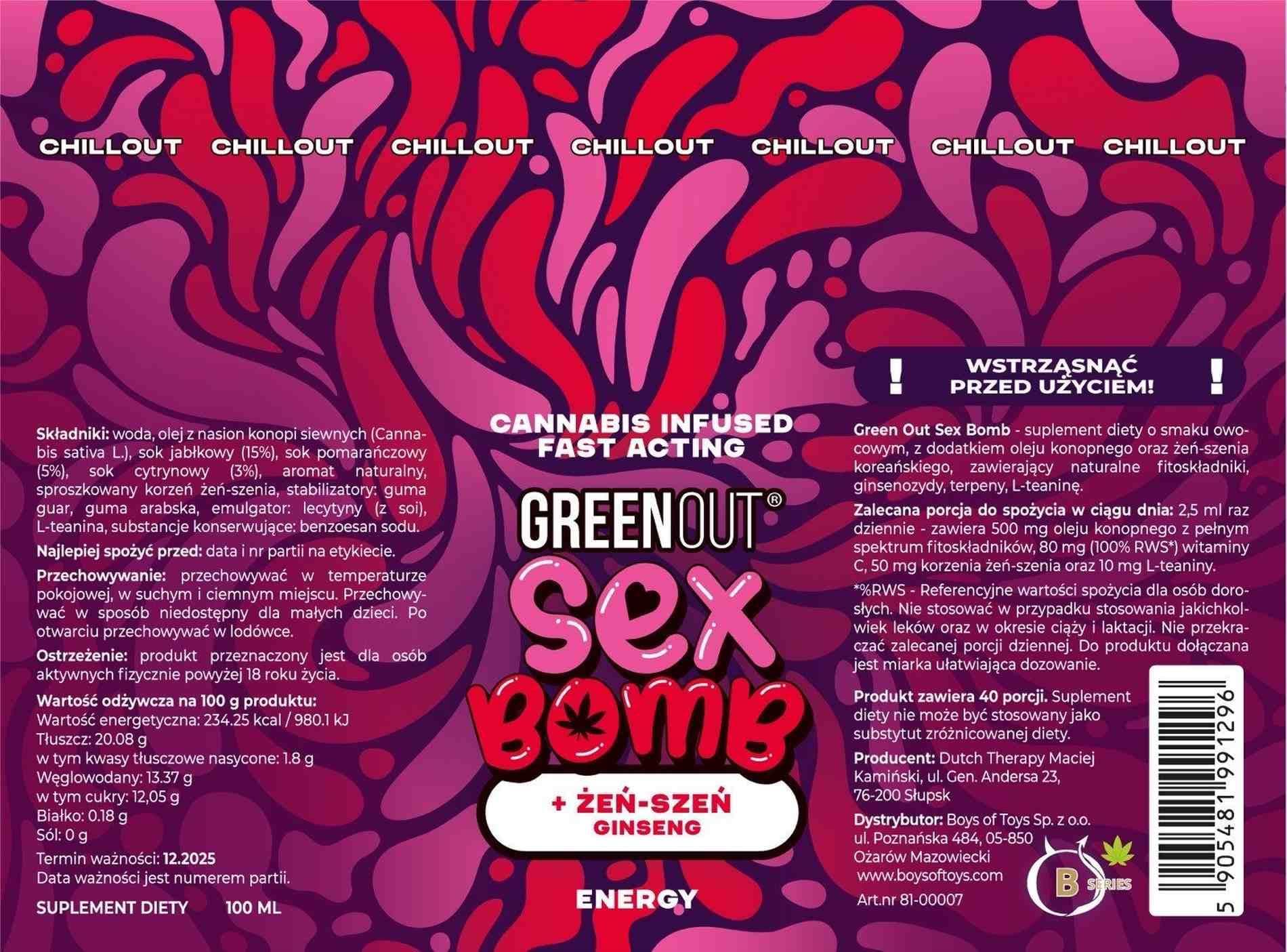 Green Out® „Sex Bomb”